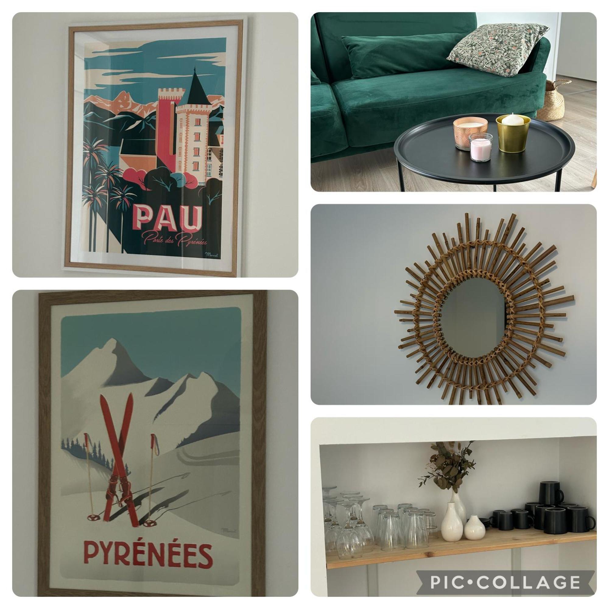 La Terrasse : Appartement Chic 2 Chambres Au Coeur De 波城 外观 照片